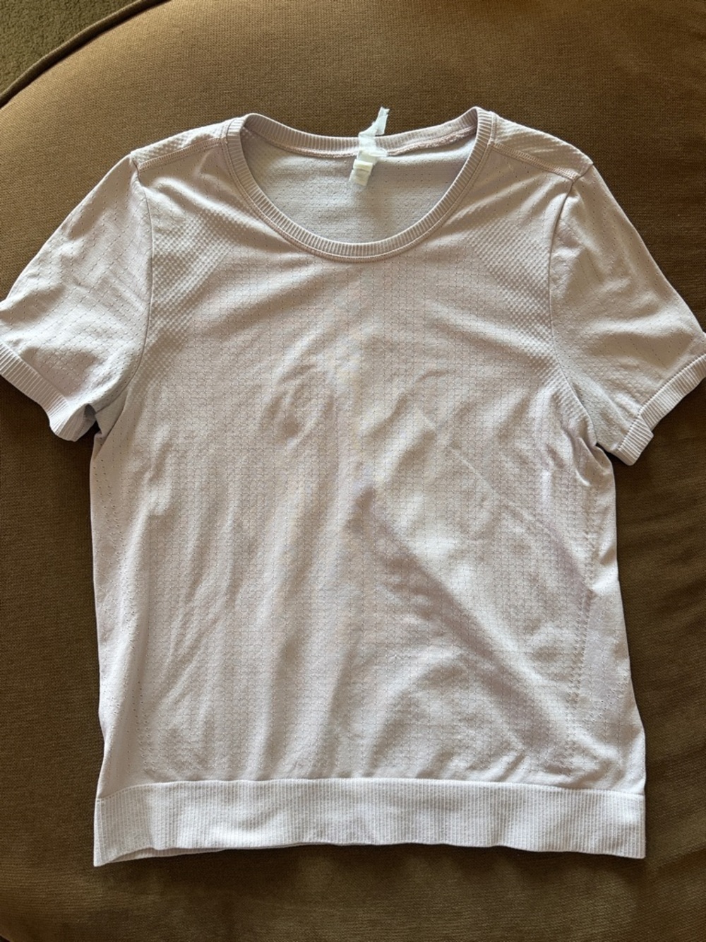 Light Lilac Short Sleeve Athleta Shirt